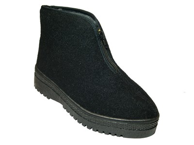 Ботинки суконные, женские, черные М-080