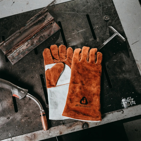 JWK401 Сварочные краги c подкладкой