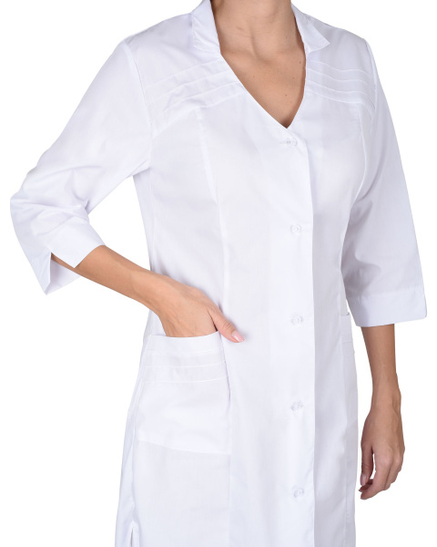 Халат "Лима" женский белый (ЧЗ)