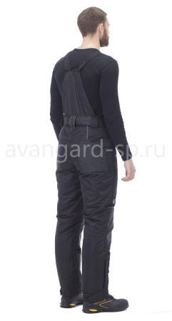 Брюки зимние "Анверс" тк. Таслан, черные Авангард