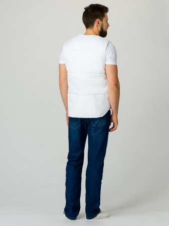 Жилет утепленный Комфорт (Дюспо), белый (ЧЗ)