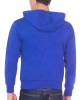 Толстовка васильковая с капюшоном (футер 240 г/м2)