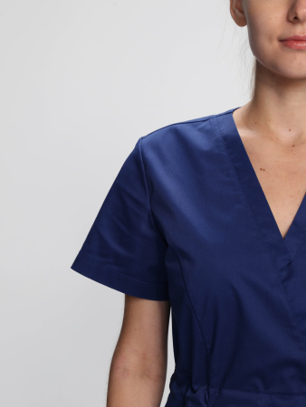 Костюм женский MedLine Марго (тк.Смесовая,145), т.синий