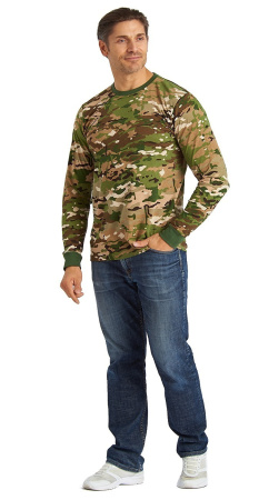 Футболка кмф с длинными рукавами "Мультикам", URSUS ФУТ505-К18