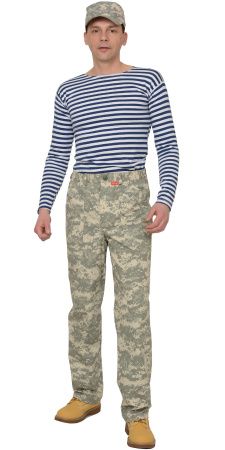 Костюм "РЫСЬ": куртка, брюки (тк. Рип-стоп) КМФ "Пустыня"