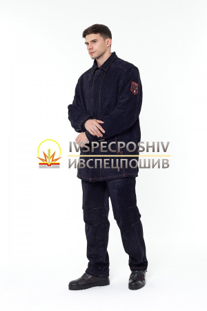 Костюм сварщика ЭТНА цельноспилковый арт. 0161