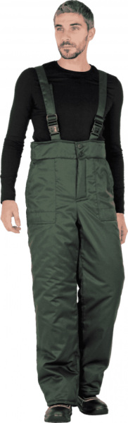 Брюки ЛАНДШАФТ зимние, зелёные Брю 606 смесовая хлопкополиэфирная, пл. 220 г/м² ФСС (ЧЗ)